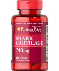Puritan's Pride Shark Cartilage (100 капсул, 100 порций)