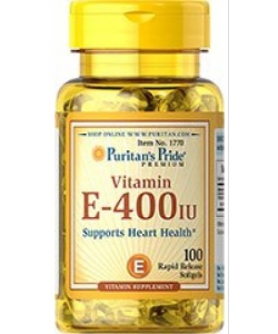 Puritan's Pride Vitamin E-400 IU (100 капсул, 100 порций)