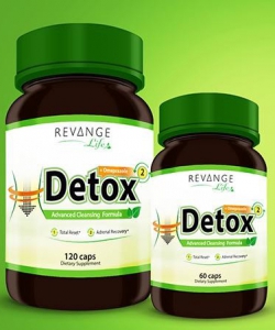 REVANGE Life DETOX + Omeprazole - Reset & Adrenal Recovery (120 капсул, 60 порций)