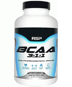 RSP Nutrition BCAA 3:1:1 (200 капсул, 100 порций)