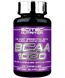 Scitec Nutrition BCAA 1000 (100 капсул, 50 порций)