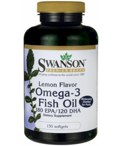 Swanson Omega-3 Fish Oil (150 капсул, 150 порций)