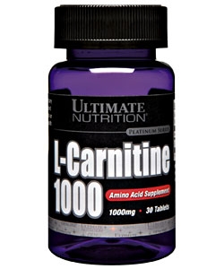 Ultimate Nutrition L-Carnitine 1000 mg (30 таблеток)