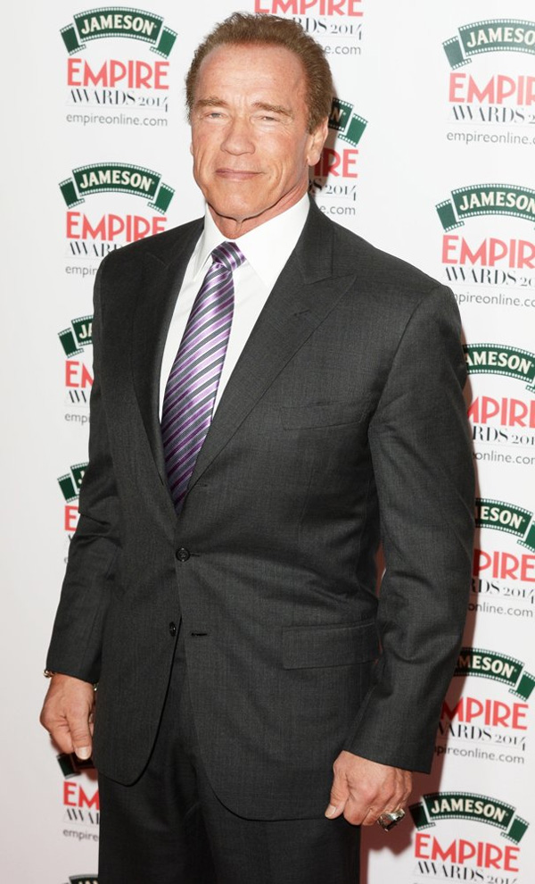 Арнольд Шварценеггер, Arnold Schwarzenegger, На вручении награды "Jameson Empire Awards" в Лондоне 2014