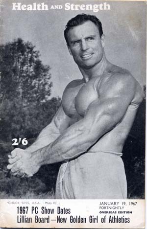 Чак Сайпс, Chuck Sipes, Журнал Health and Strength, январь 1967 год