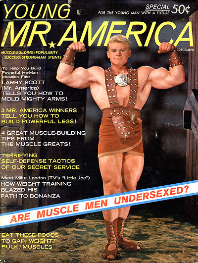 Дейв Дрейпер, Dave Draper, Обложка журнала Mr America №1, декабрь1964 года