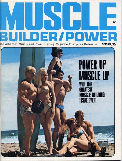 Дейв Дрейпер, Dave Draper, Обложка журнала Muscle Builder №2, октябрь 1968 года