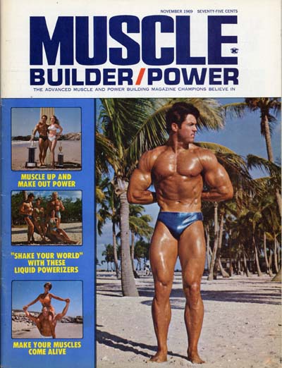 Дейв Дрейпер, Dave Draper, Обложка журнала Muscle Builder №12, ноябрь 1969 года