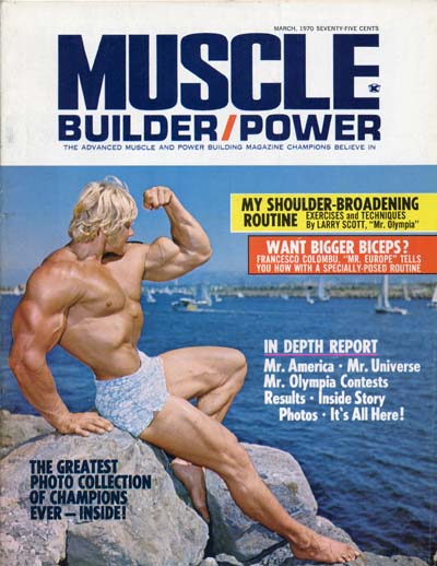 Дейв Дрейпер, Dave Draper, Обложка журнала Muscle Builder №3, март 1970 года