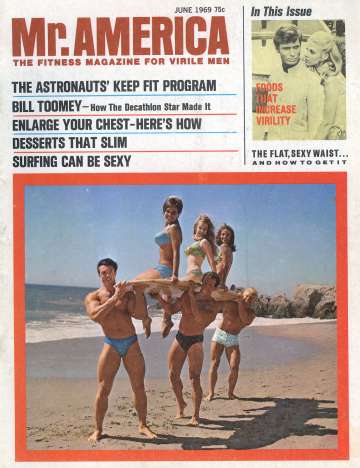 Дейв Дрейпер, Dave Draper, Журнал Mr. America, июнь 1969 года