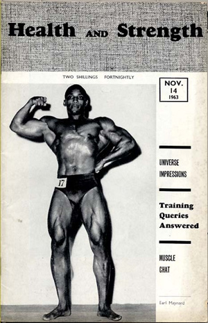 Эрл Мэйнард, Earl Maynard, Журнал Health and Strength №23, ноябрь 1963 года