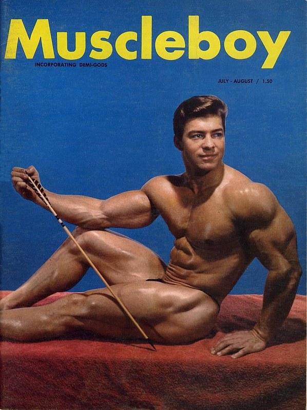 Ларри Скотт, Larry Scott, Обложка журнала Muscle Boy