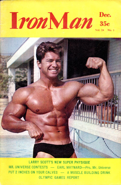 Ларри Скотт, Larry Scott, Обложка журнала IronMan №1, декабрь 1964 года