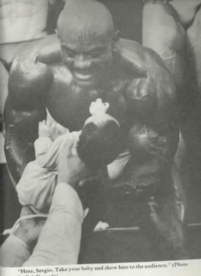 Сержио Олива, Sergio Oliva на турнире Мистер Олимпия 1984