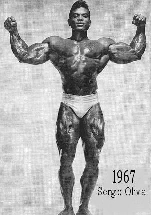Сержио Олива, Sergio Oliva на турнире Мистер Олимпия 1967