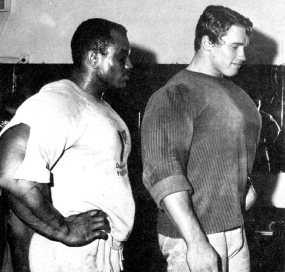Арнольд Шварценеггер, Arnold Schwarzenegger вместе с Сержио Олива