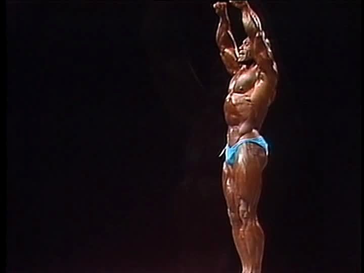 Сержио Олива, Sergio Oliva на турнире Мистер Олимпия 1985
