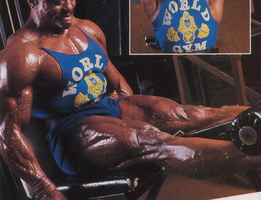 Сержио Олива, Sergio Oliva, Фото из журнала Muscle & Fitness, июль 1988 года