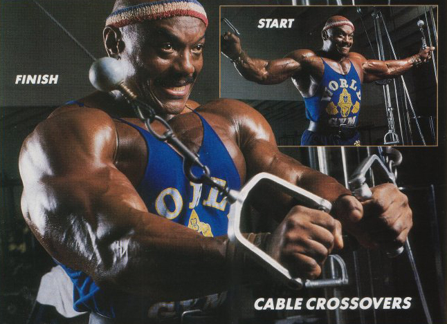 Сержио Олива, Sergio Oliva, Фото из журнала Muscle & Fitness, июль 1988 года