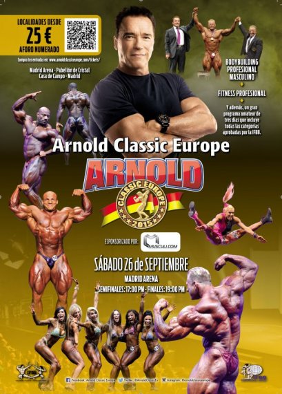 Арнольд Классик Европа 2015, Arnold Classic Europa, 27 сентября 2015, Мадрид