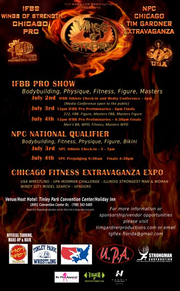 Чикаго Про 2015, Wings of Strength Chicago Pro, 4 июля 2015, Чикаго, США
