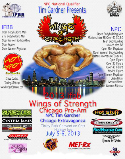 Чикаго Про 2013, Wings of Strength Chicago Pro, 6 июля 2013, Чикаго, США
