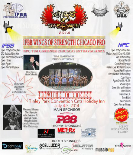 Чикаго Про 2014, Wings of Strength Chicago Pro, 5 июля 2014, Чикаго, США