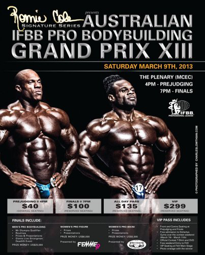 Гран При Австралия 2013, Australia Pro Grand Prix, 9 марта 2013, Мельбурн, Австралия