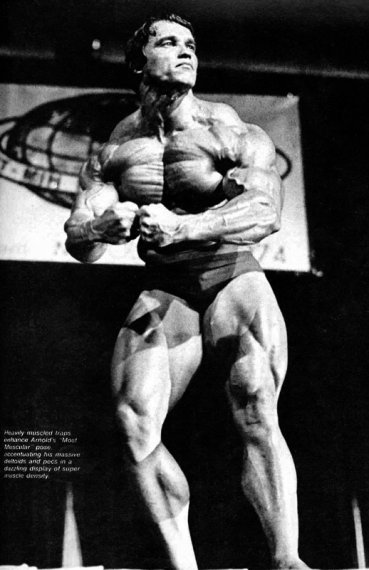 Арнольд Шварценеггер, Arnold Schwarzenegger на турнире Мистер Олимпия 1974