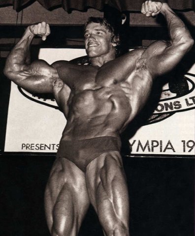 Арнольд Шварценеггер, Arnold Schwarzenegger на турнире Мистер Олимпия 1974