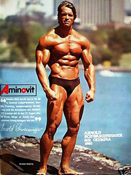 Арнольд Шварценеггер, Arnold Schwarzenegger на турнире Мистер Олимпия 1980