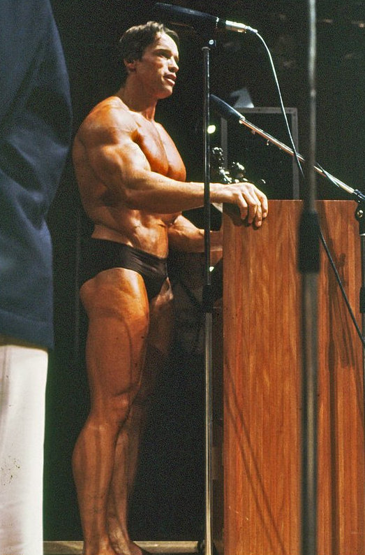 Арнольд Шварценеггер, Arnold Schwarzenegger на турнире Мистер Олимпия 1980