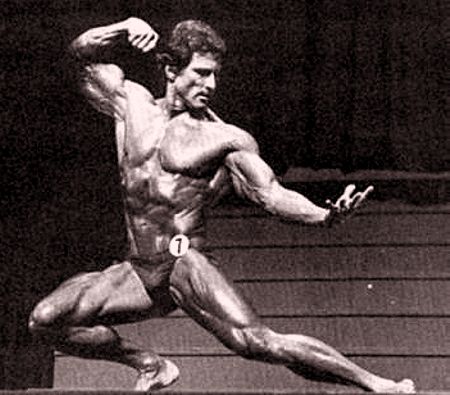 Фрэнк Зейн, Frank Zane на турнире Мистер Олимпия 1983