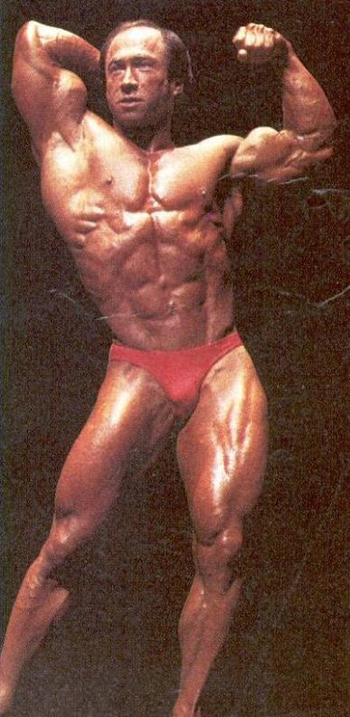 Джеймс Губерт, James Gaubert на турнире Мистер Олимпия 1984