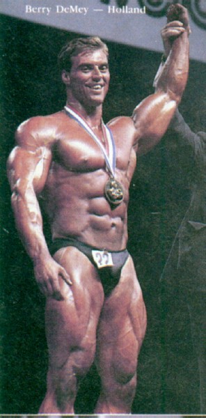 Берри ДеМей, Berry DeMey на турнире Мистер Олимпия 1985