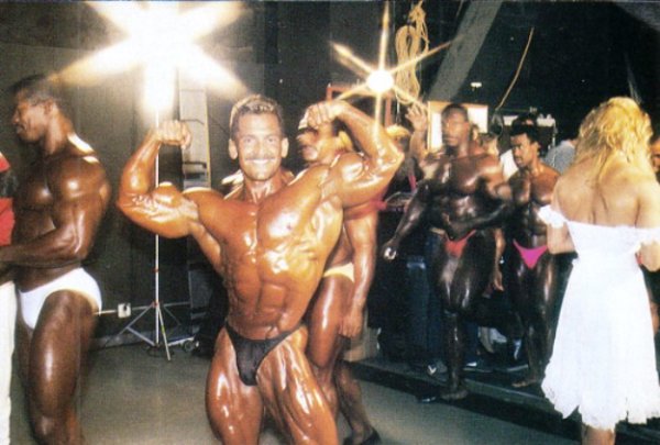 Ли Лабрада, Lee Labrada на турнире Мистер Олимпия 1988