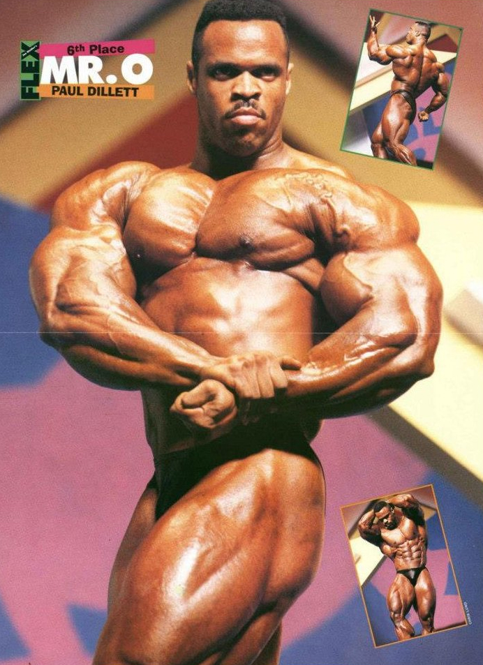 Пол Диллет, Paul Dillett на турнире Мистер Олимпия 1993