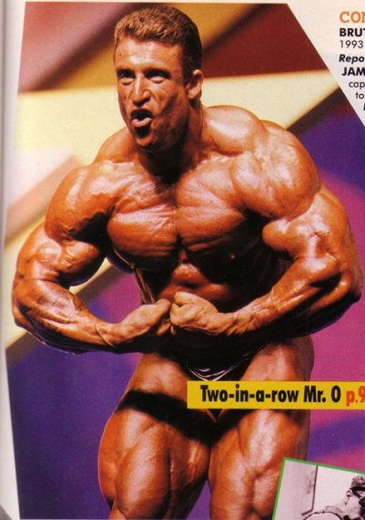 Дориан Ятс, Dorian Yates на турнире Мистер Олимпия 1993