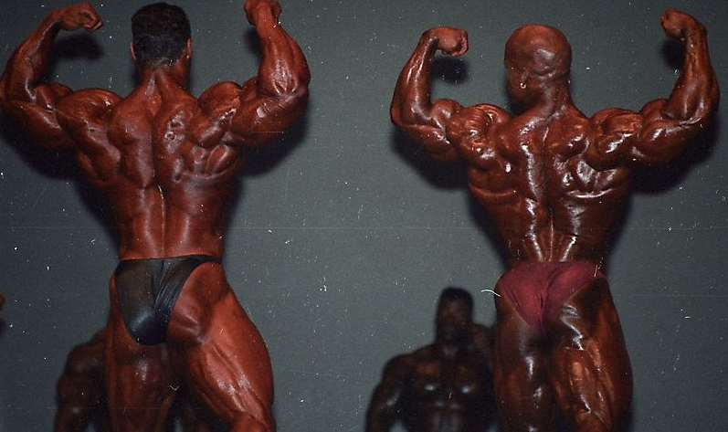 Кевин Леврон, Kevin Levrone на турнире Мистер Олимпия 1996 вместе с Шон Рэй
