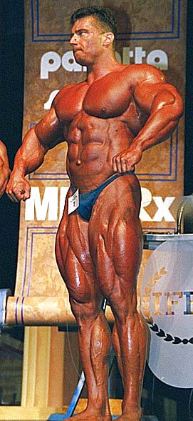 Жан Пьер Фукс, Jean Pierre Fux на турнире Мистер Олимпия 1997
