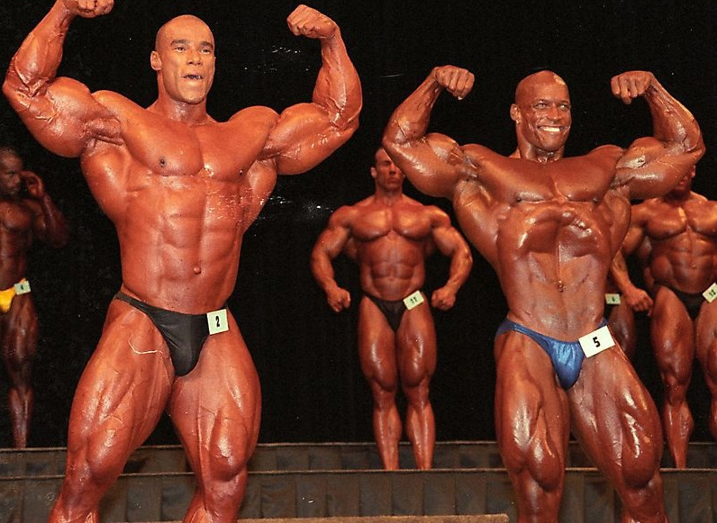 Кевин Леврон, Kevin Levrone на турнире Мистер Олимпия 1997 вместе с Шон Рэй