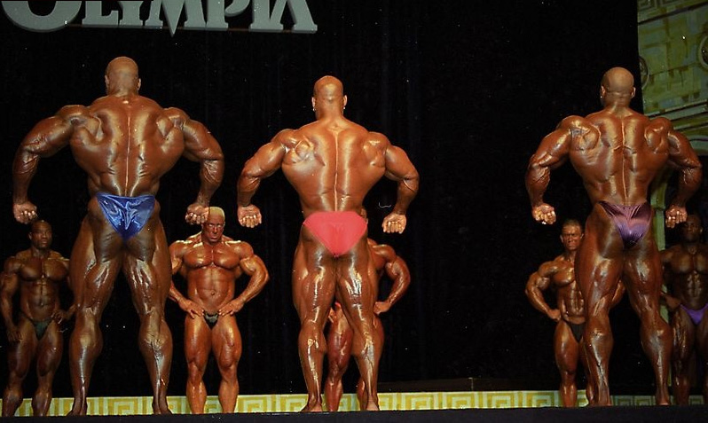 Флекс Уиллер, Flex Wheeler на турнире Мистер Олимпия 1999 вместе с Ронни Колеман, Шон Рэй