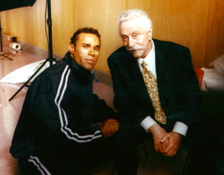 Кевин Леврон, Kevin Levrone на турнире Мистер Олимпия 2001 вместе с Джо Уайдер