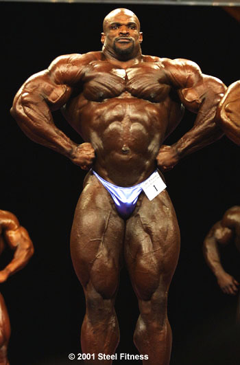 Ронни Колеман, Ronnie Coleman на турнире Мистер Олимпия 2001