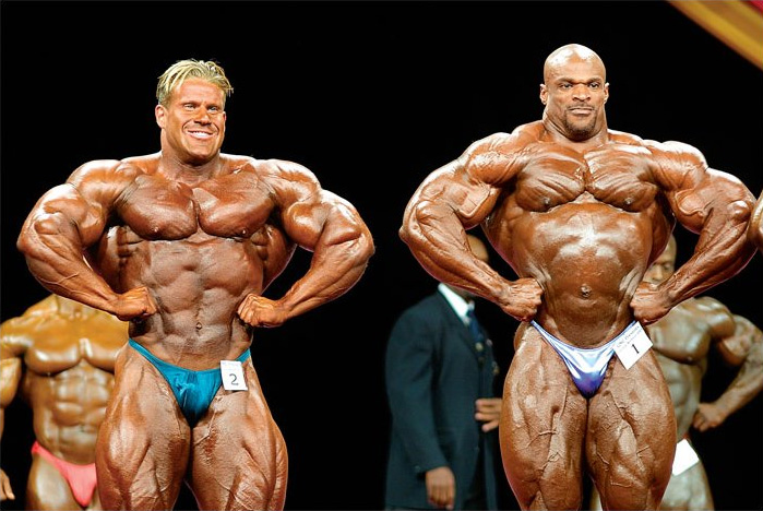 Джей Катлер, Jay Cutler на турнире Мистер Олимпия 2001 вместе с Ронни Колеман