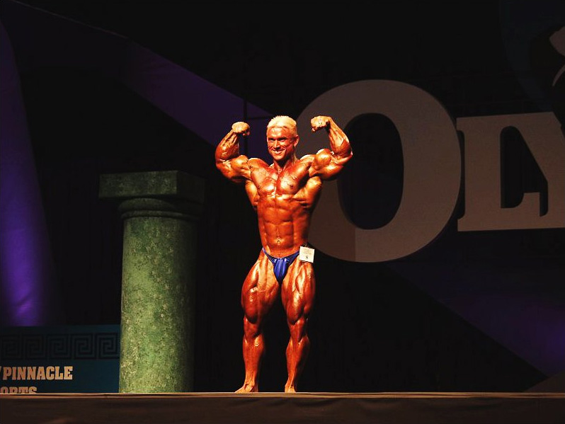 Ли Прист, Lee Priest на турнире Мистер Олимпия 2002