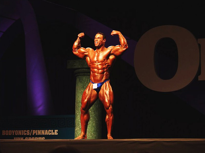 Кевин Леврон, Kevin Levrone на турнире Мистер Олимпия 2002