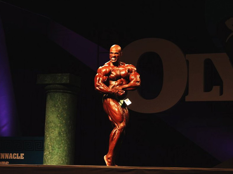 Ронни Колеман, Ronnie Coleman на турнире Мистер Олимпия 2002