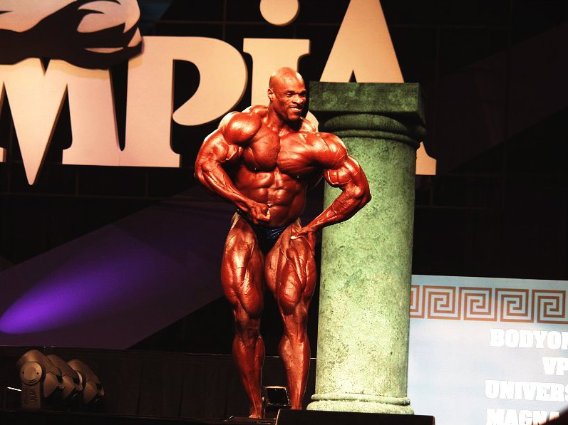 Ронни Колеман, Ronnie Coleman на турнире Мистер Олимпия 2002