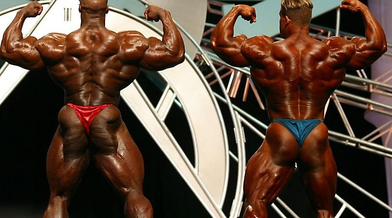 Джей Катлер, Jay Cutler на турнире Мистер Олимпия 2003 вместе с Ронни Колеман